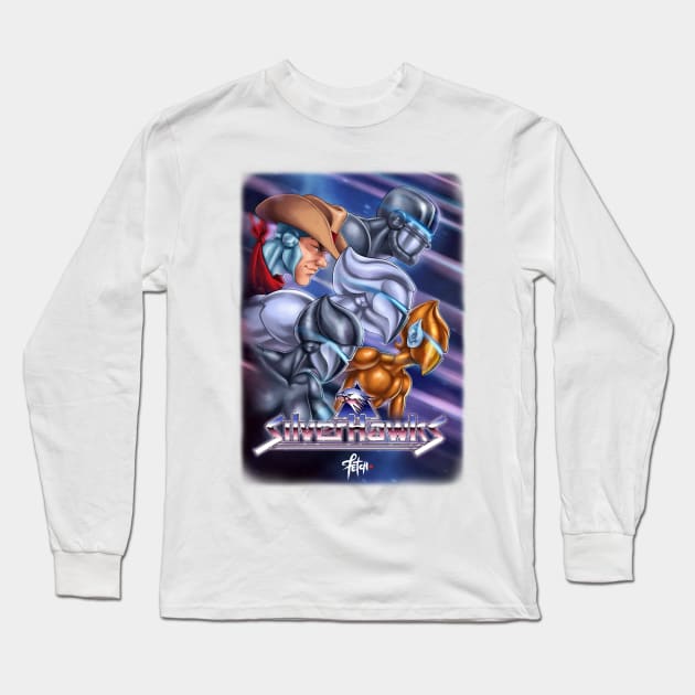 SILVERHAWKS Long Sleeve T-Shirt by Fetch